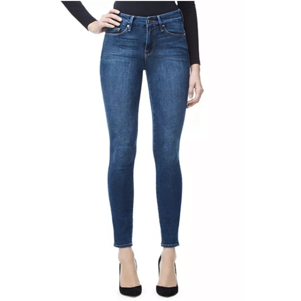 Good American Good Legs High Rise Demin Stretch Blue004 Jeans GAGL899 SIZE 2/26